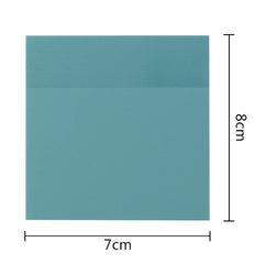 Pastel Green & Blue Sticky Notes Pad 3 X 3 Inch, For Books, Waterproof Sticky Notes 100sheets