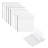 8 Pads Transparent Sticky Notes, 400 Sheets, Clear Sticky Notes For Notes, College