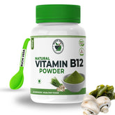 Ruchi Veda Vitamin B12 Powder , Increase B12, Boost Immunity, Digestion & Energy Naturally With Plant - Based Powder | 100gm 0.2lbs