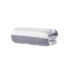 Black Gold The Finer Touch Microfiber Hand Towel 250 Gsm | Soft & Quick Dry, Super Absorbent, Lightweight Towel (Grey & White) - Pack 0f 1