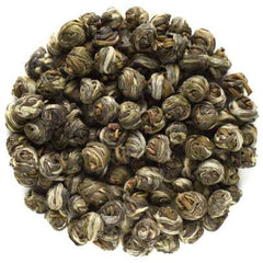 San-Cha Jasmine Dragon Pearls China Green Tea - 50gm, 1.7 Ounce | Sweet Floral Notes - Environment Friendly & Made In Corn Fiber | Low Caffeine