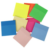 Sticky Notes Pastel Sticky Note Clear Self-Sticky Annotation, Waterproof | Pack of 5 Random Colors