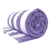 Towel Wala Striped Soft Turkish Cotton Small Bath Towel 450 Gsm | For Men & Women, Hotel Pool Towel (Pack Of 4)