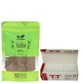 Natural & Ayurvedic Herbal Smoking Blend 1 Pack 1 Oz/ 30g With T-Tube-White 200 Pcs Per Box - Tobacco-Free & Nicotine-Free Smoking Mixture