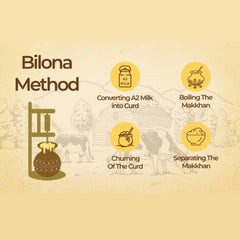 Organic Sahiwal Cow A2 Desi Ghee By Shahji | High In Protein Fiber & Nutrients Healthy Desi Ghee For Improves Digestion | (1 Litr) 33.8 Ounce | Jar Pack