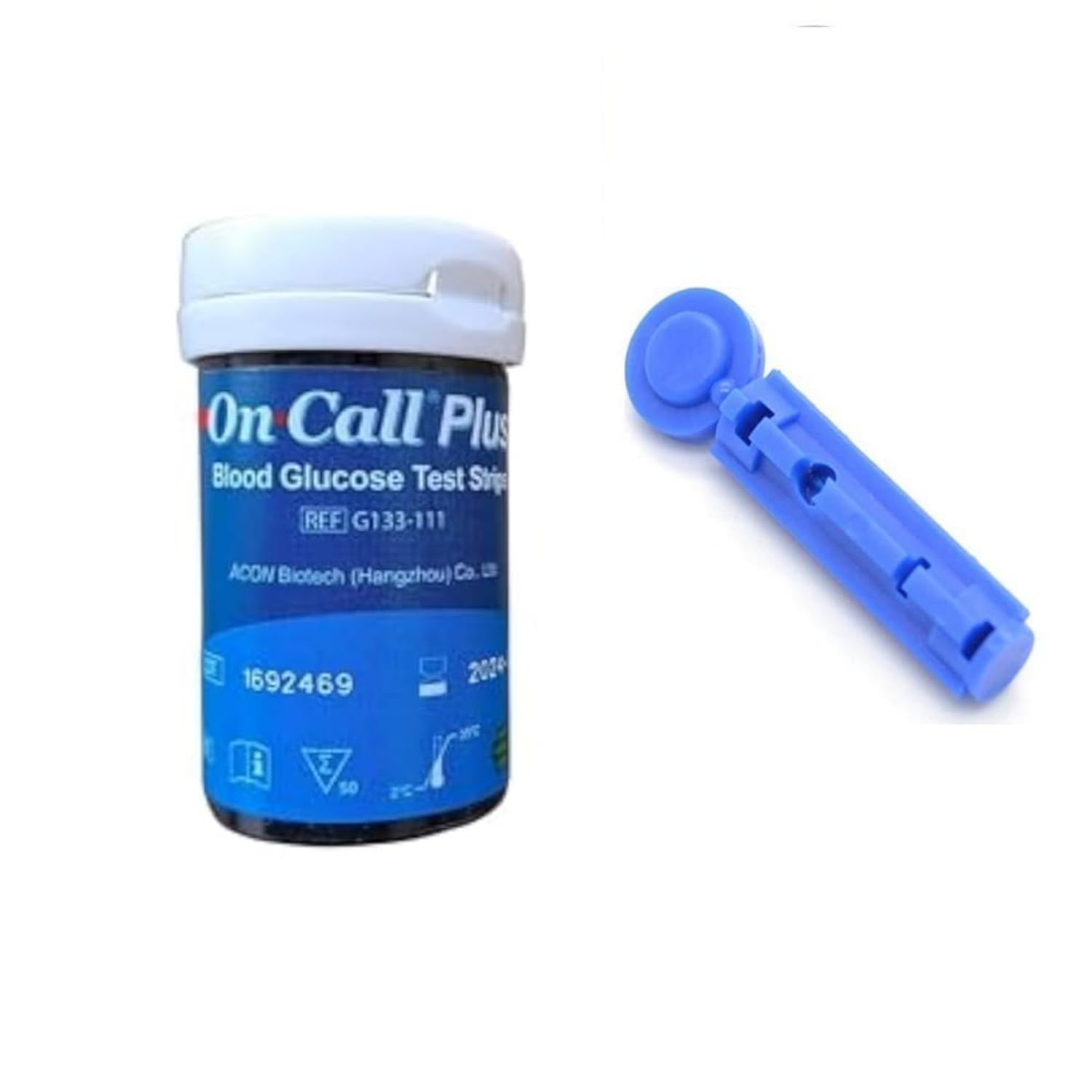 Rossify On Call Plus Blood Glucose Test Strips - 50 Strips | On Call Plus Accurate & Reliable Diabetic Testing Rossify On Call Plus Blood Glucose Test Strips - 50 Strips | On Call Plus Accurate & Reliable Diabetic Testing