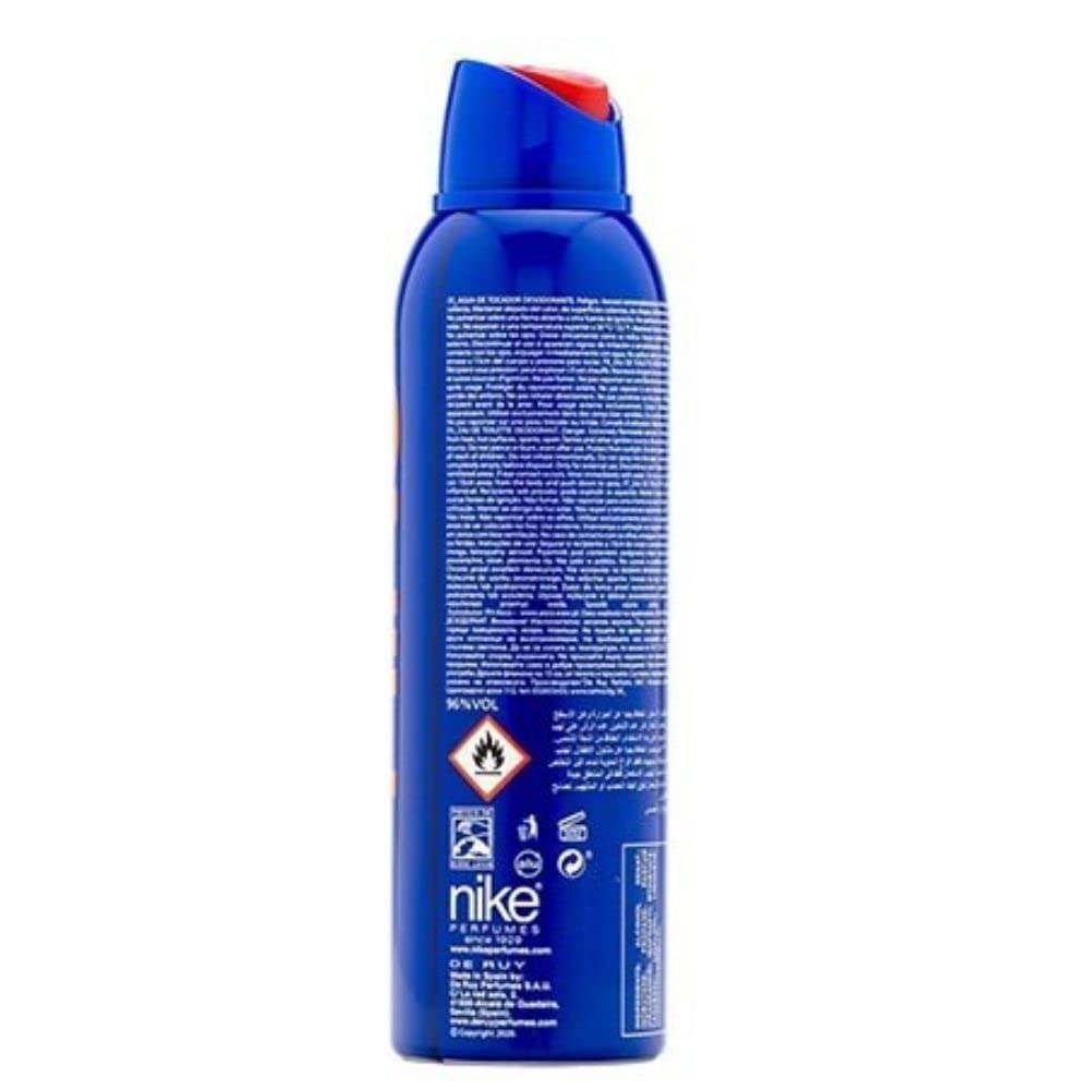 Nike Indigo Eau De Toilette Deodorant Body Spray 200ml 6.7 Fl.oz. | Perfect Gift For Boyfriend | Long Lasting Fragrance Nike Indigo Eau De Toilette Deodorant Body Spray 200ml 6.7 Fl.oz. | Perfect Gift For Boyfriend | Long Lasting Fragrance