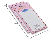 To Do List Planner Diary Writing Notepads Daily Grocery Shopping Checklist Appointment, Set Of 4
