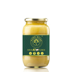Pure Natural A2 Cow Desi Ghee By Puro Miles | Natural & Healthy Gir Cow Cultured Desi Ghee Perfect For Reduce Joint Pain | (1 Litr) 33.8 Ounce | Jar Pack