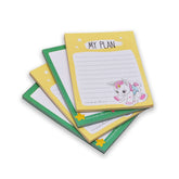 Unicorn Notepads Undated Planner, To Do List Diary Travel Organizer Notes Journal, Set Of 4
