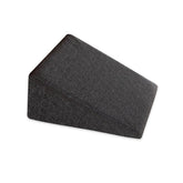 Cooling Gel Memory Foam & HR Foam Bed Wedge Pillow, Black - XL King Size - 24 L X 24 W X 12 H Inch | For Back Support & Sleeping, Acid Reflux, Leg Elevation, Removable Cover, Adjustable