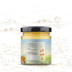 100% Natural A2 Gir Cow Ghee By Netar | Rich In Vitamins A, E Healthy Desi Ghee For Daily Cooking | (100ml) 3.3 Ounce | Jar Pack