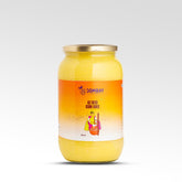 100% Pure A2 Desi Cow Ghee By Bombay Naturals | Traditional Vedic Bilona Method Healthy Nutrients Desi Ghee Good For Good For Bone & Joint Health | (1 Litre) 33.8 Ounce | Jar Pack