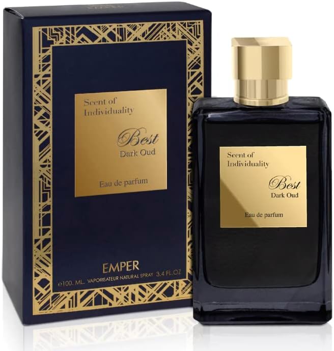 Emper Best Dark Oud Eau De Parfum 100ml 3.4 Fl.oz. | Long Lasting Fragrance For Unisex | Perfect For Dailyuse Emper Best Dark Oud Eau De Parfum 100ml 3.4 Fl.oz. | Long Lasting Fragrance For Unisex | Perfect For Dailyuse