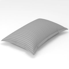 Glace Cotton Single Bedsheet With 1 Pillow Cover (89 X 57 Inches, Silver) | Long Lasting Durability & Comfort For Your Living Space