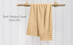 Spread Spain 100% Cotton Hand Towel 600 Gsm | Soft, Fluffy, Super Absorbent & Quick Dry Towels For Pool, Spa & Gym (Gold)