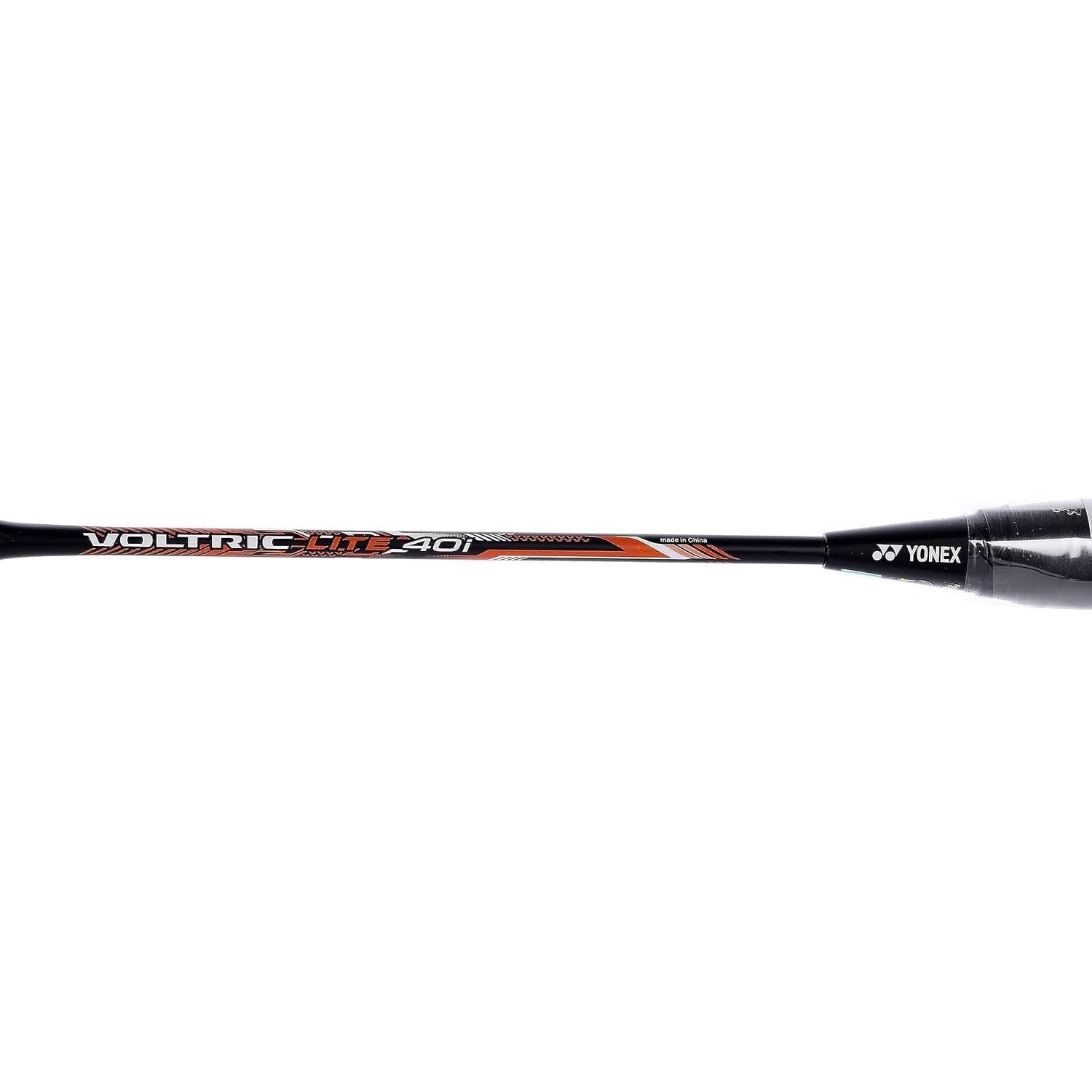 Yonex VOLTRIC LITE 40i Strung Graphite Badminton Racket, For Intermediate Players | 30 Lbs Tension, 5U G4, Colour - Blue Orange Yonex VOLTRIC LITE 40i Strung Graphite Badminton Racket, For Intermediate Players | 30 Lbs Tension, 5U G4, Colour - Blue Orange