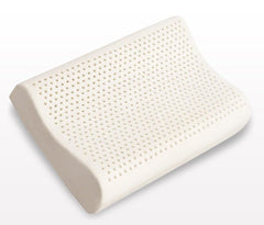 Latex Contour Pillow, Organic Pure Natural Pillow, White, Size - 60 X 40 X 10 Cm | 65 Density, Breathable, Hypoallergenic, Neck Support, Cooling, Latex Contour Pillow By Livon Comforts