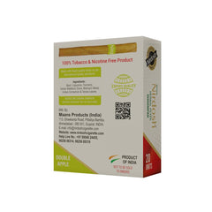Double Apple Flavored Herbal Filter Dhoompan Sticks - Pack Of 6X 20 Pcs Herbal Cigarette | Bidi Sticks Rolled In Tendu Leaves, Non-Addictive Sticks - Tobacco Free & Nicotine Free