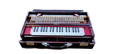 Musical Instrument Harmonium - 9 Scale Changer (With Coupler), 3 3/4 Octave, 3 Set Of Premier Reeds (Base, Male & Female), 37 Italian Keys