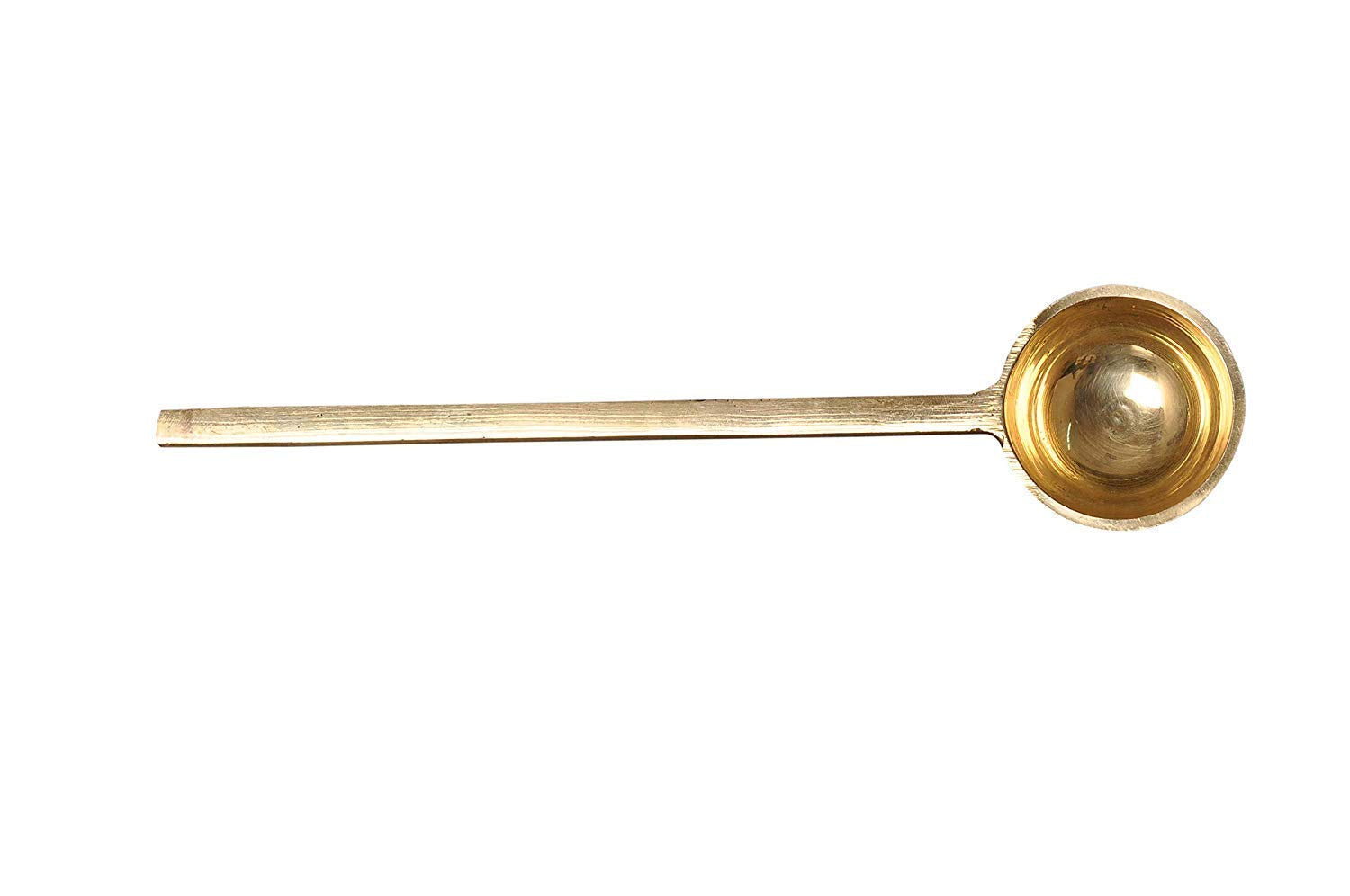 Golden Brass Ladle Or Karchi - Cooking And Serving Spoon | Heavy Guage Karchi, 12 Inch Golden Brass Ladle Or Karchi - Cooking And Serving Spoon | Heavy Guage Karchi, 12 Inch