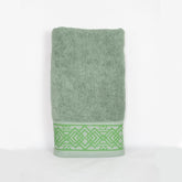 Rangoli 100% Cotton Fibre Bath Towel 600 Gsm | Highly Durable & Absorbent Towel | Skin-Friendly & Quick Drying Luxury Towels (Green) - Pack Of 1