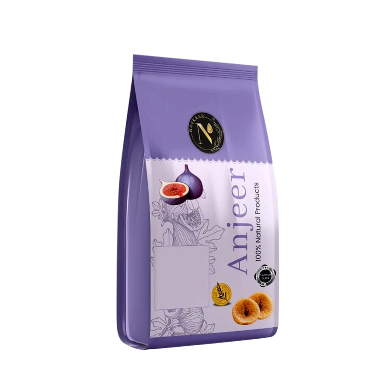 100% Natural Dry Figs Anjeer By Navkaar 2kg, (250gm* Pack Of 8) | Premium Dried Anjeer Rich Source Of Fibre Calcium, Iron Minerals & Vitamins Fat Free Dry Fruits | 70.5 Ounce 100% Natural Dry Figs Anjeer By Navkaar 2kg, (250gm* Pack Of 8) | Premium Dried Anjeer Rich Source Of Fibre Calcium, Iron Minerals & Vitamins Fat Free Dry Fruits | 70.5 Ounce