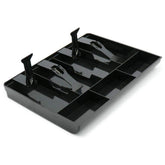 Cash Money Tray Abs Plastic Cash Drawer 5 Cash & 4 Coin Compartment Cashier Storage Box 40.4 X 24.4 X 3.6 Cm, Colour - Black