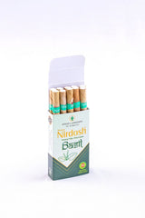 Basil Flavored Herbal Filter Dhoompan Sticks - 10 Pcs Herbal Cigarette | Bidi Sticks Rolled In Tendu Leaves, Non-Addictive Sticks - Tobacco Free & Nicotine Free