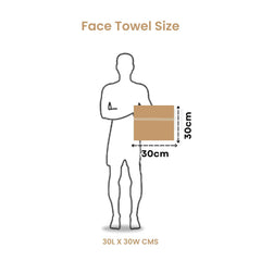 Akiko Home 100% Cotton Essential Series Face Towel 600 Gsm | Soft Absorbent & Durable Washcloth For Men & Women, Compact Travel Towel -Pack Of 4 (Beige)