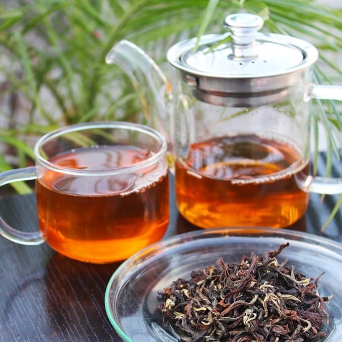 Gopaldhara Darjeeling Roasted Black Tea - 250gm Stand Up Zipper Pouch, 8.8 Ounce | Flavory Golden Orange Pekoe Black Tea - Rich Taste & Flavor | Low Caffeine, Gluten Free Gopaldhara Darjeeling Roasted Black Tea - 250gm Stand Up Zipper Pouch, 8.8 Ounce | Flavory Golden Orange Pekoe Black Tea - Rich Taste & Flavor | Low Caffeine, Gluten Free