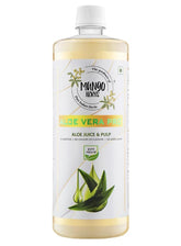 Mangoherbs Aloe Vera Pro: 100% Raw & Cold - Pressed Liquid Digestion, Glowing Skin, And Healthy Blood Glucose Helps In Detoxification, Improve Skin & Hair Health 1000ml 2.2lbs