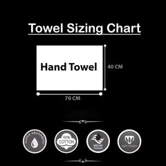 100% Cotton Hand Towels 600 Gsm | Super Soft, Absorbent, Quick Dry Hand Towel For Gym & Workout (Blue, Pack Of 4)