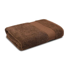 Prexa 100% Cotton Bath Towel 450 Gsm | Soft Bath Towel For Men & Women Ultra Absorbent Cotton Towel (Brown)
