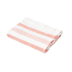 Thirsty Towel By Doctor Towels 250 Gsm | Premium Waffle Cotton Bath Towel, Super Soft & High Absorbency Towel, Quick Dry Towels (Pack Of 2 - Orange & Grey)