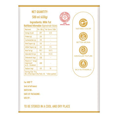 100% Pure Gir Cow Ghee By Mother Dairy | Good Source Of Energy Healthy & Nutrients Desi Cow Ghee Perfect For Muscles | (500ml) 16.9 Ounce | Jar Pack