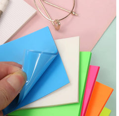 Transparent Sticky Notes, Clear Self-Sticky, Waterproof Memo Notes Pad - 3 X 3 Inch, 150 Pcs