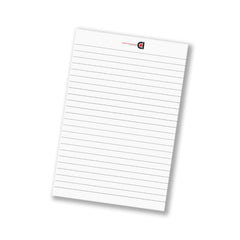 Wide Ruled 5 X 8 - Inch 50-Sheet Lined Writing Note Pad (Blue, White, Yellow & Green) Pack Of 12