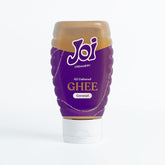 100% Pure Caramel Cultured A2 Cow Desi Ghee By Joi | Good Source Of Protein Fiber Healthy Authentic Bengali Ghee Perfect For Dishes | (350ml) 11.8 Ounce | Plastic Bottle