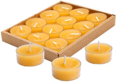 PURE BEES WAX TEALIGHT CANDLE PACK OF 12 | PERFECT FOR GIFT PACK
