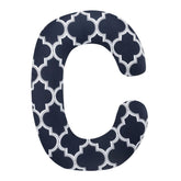 Pregnancy Pillow, C Shaped Pillow, Maternity Pillow For Sleeping - Black | Kiko Printed, 100% Cotton Pillow For Pregnant Mothers | With Breathable & No Heat Fabric - Full Body Support