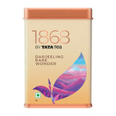 Tata Tea Premium 1868 Darjeeling Rare Wonder Tea - 50gm Tin, 1.7 Ounce | Handpicked From The Hills Of Darjeeling - Rich Flavor & Aroma Black Tea | Medium Caffeine