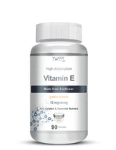 Vokin Biotech Natural Vitamin E From Sunflower D - Alpha, Tocpherol, 10mg | 90 Capsules 150gm 0.3lbs