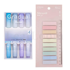 Sticky Tabs 200pcs Page Markers, Sticky Book Tabs, Book Markers, Pastel Marker Set - Blue