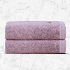 Spread Spain Bamboo Bath Towels 360 Gsm | Large Size Bamboo Bath Towel High Absorbent & Soft Bath Towel For Men & Women 2 Piece (Orchid)