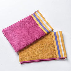 Ddecor Cotton Hand Towel 400gsm (Pink)- Pack Of 2