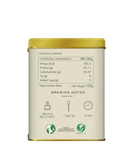 Makaibari Tea Treasures Silver Green Darjeeling Green Tea - 100gm Tin Caddy, 3.5 Ounce | USDA Certified Premium Loose Long Leaf Green Tea - Medium Caffeine Loose Leaves