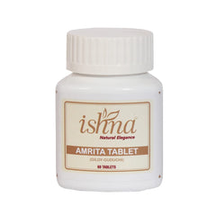 Ishna Amrita Pure Giloy Guduchi, Immunity Booster For Adult, Ayurvedic Wellness Tablets, Natural & Pure | 60 Tablets 100gm 0.2lbs