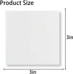Sticky Notes Pastel Sticky Note Clear Self - Sticky Annotation, Waterproof | Pack Of 1, White
