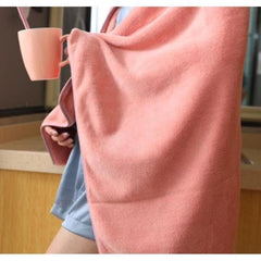 Fezora Microfiber Bath Towel 400 Gsm | Men & Women Large Size Ultra Soft, Quick Dry, Lightweight & Super Absorbent Towel (Orange)